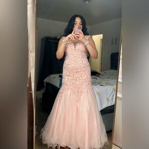 Anny Lee Pink Prom Dress